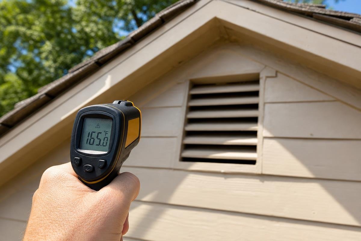 extreme attic heat in Allen TX home requiring proper insulation