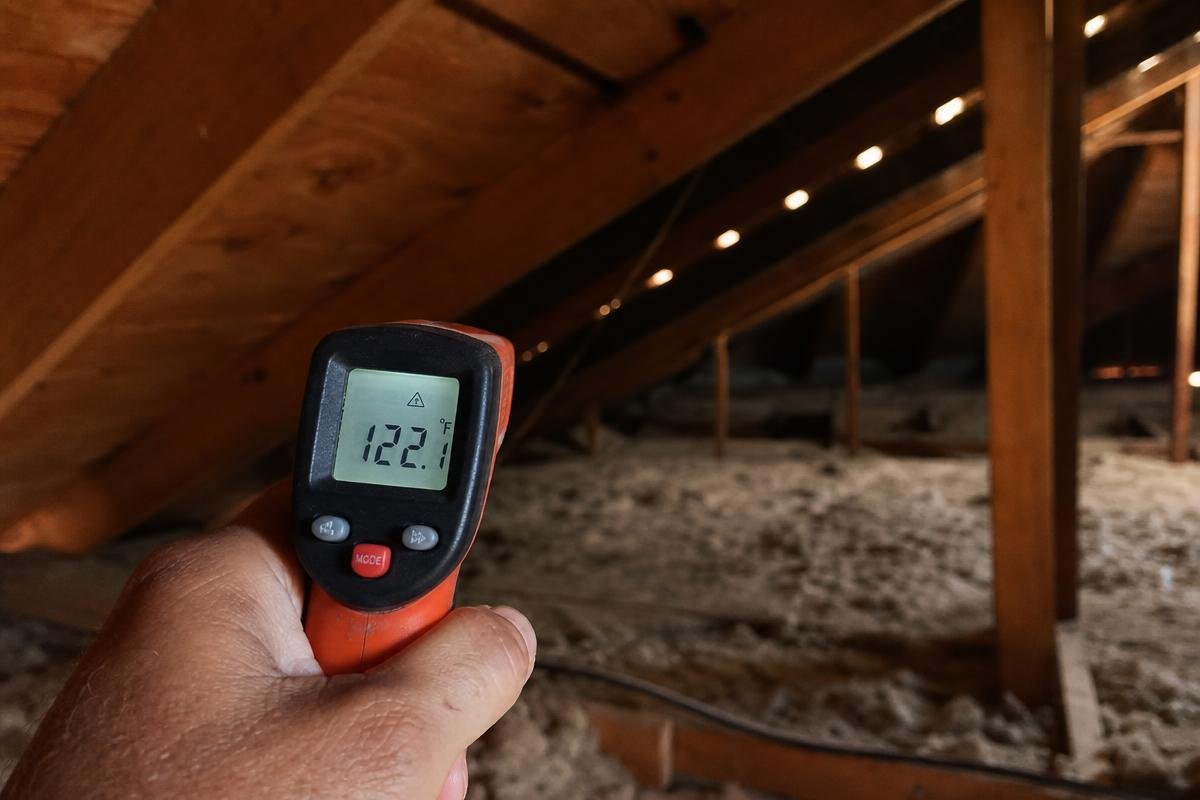 extreme attic heat driving up energy bills in Allen TX homes