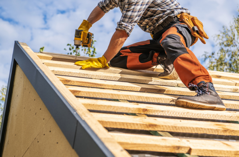 roofing contractors replacing a roof