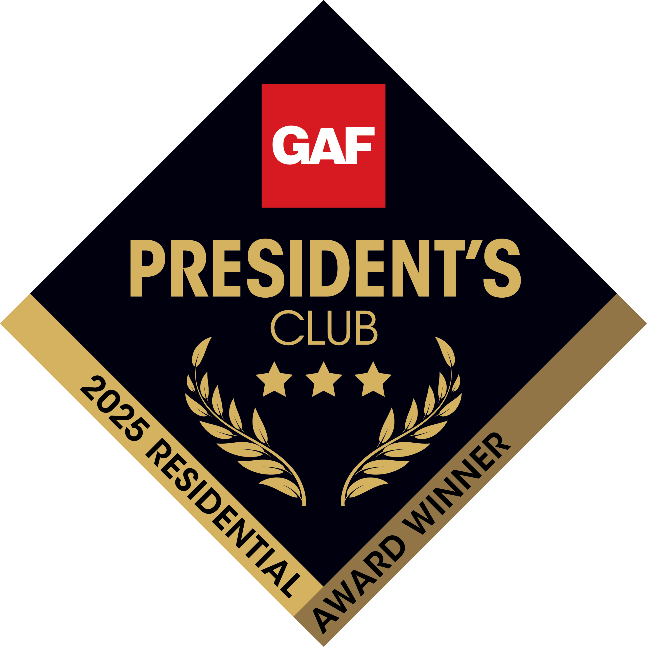 Presidents Club 3 Star Residential with Year